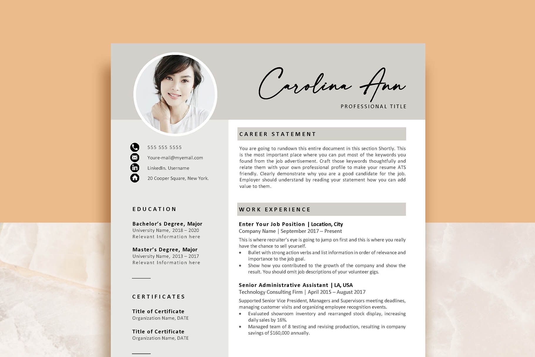 Professional Resume Template
