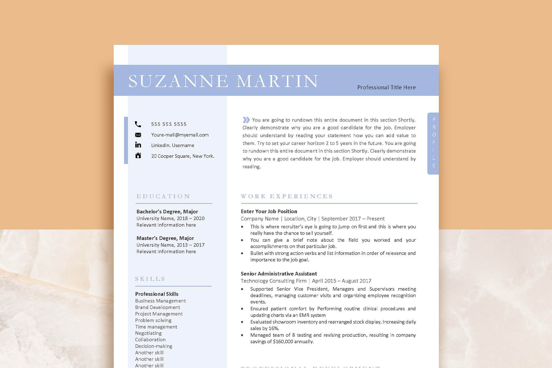 Professional Resume Template