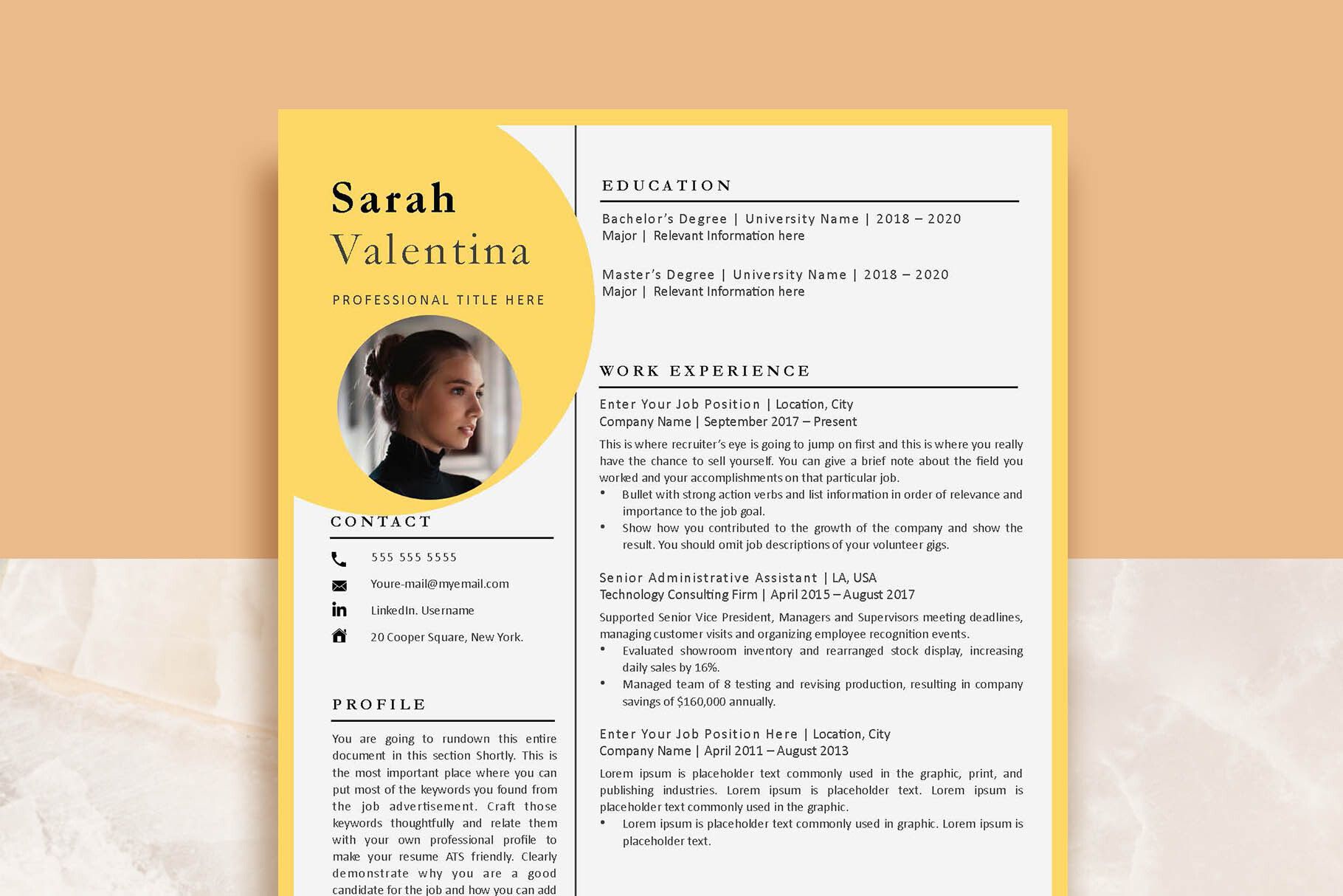 Creative Resume Template