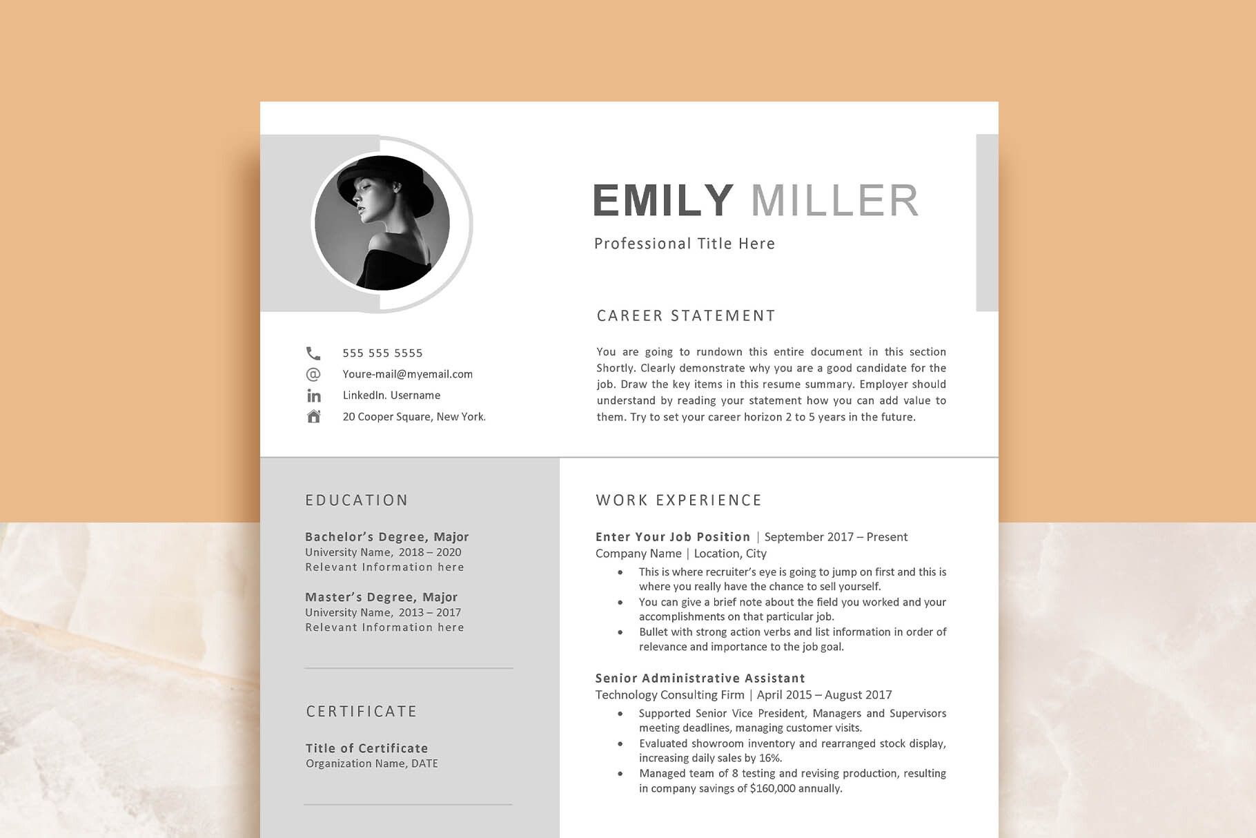 Modern Resume Template