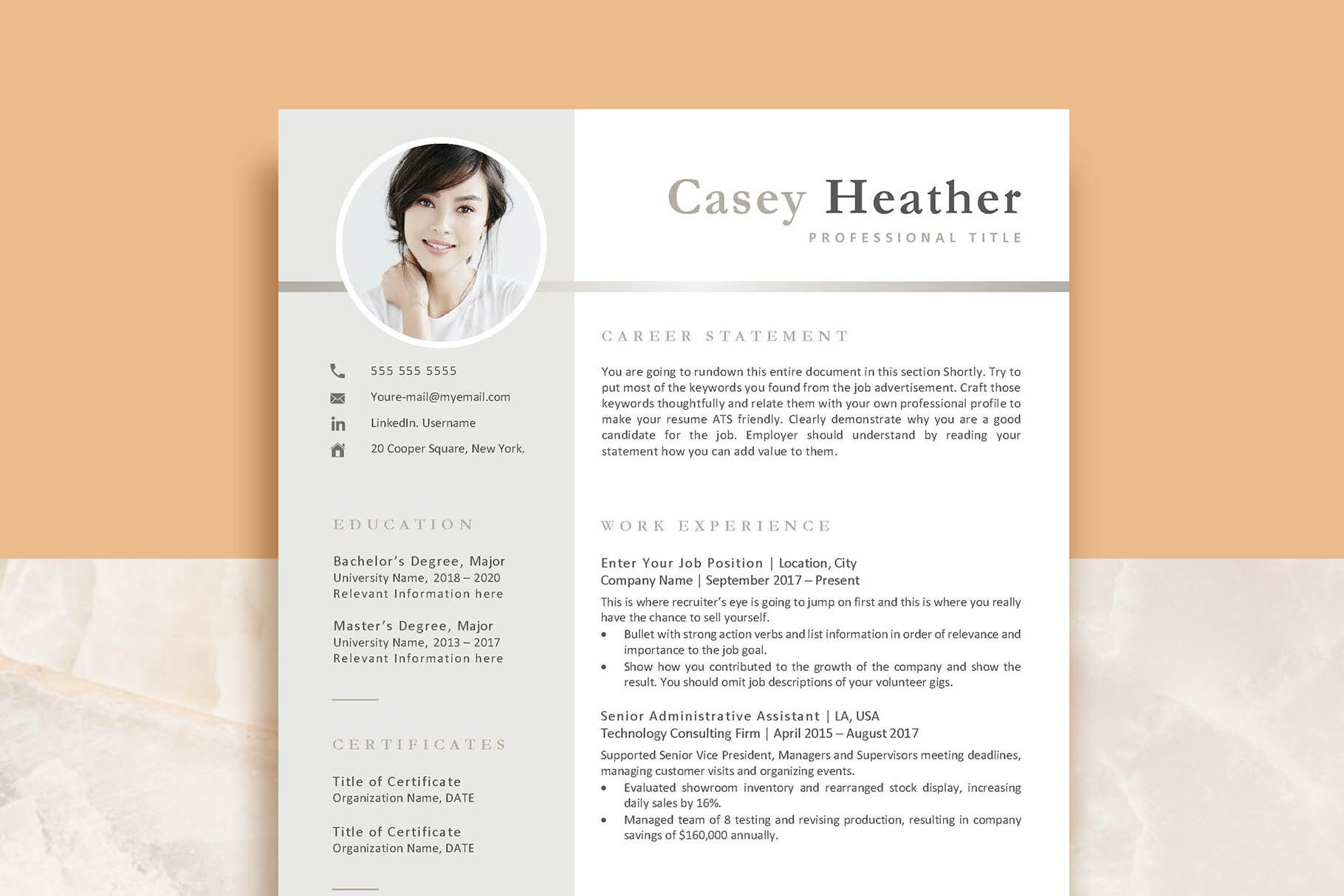 Professional Resume Template