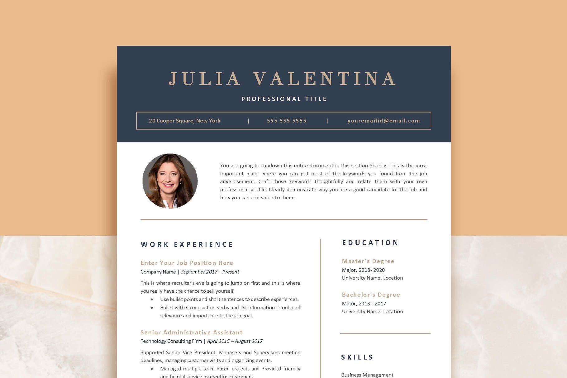Professional Resume Template