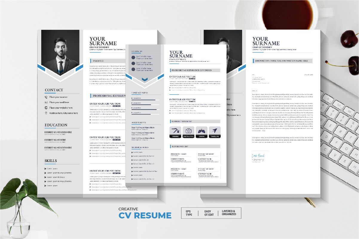 Business CV Resume Template Design