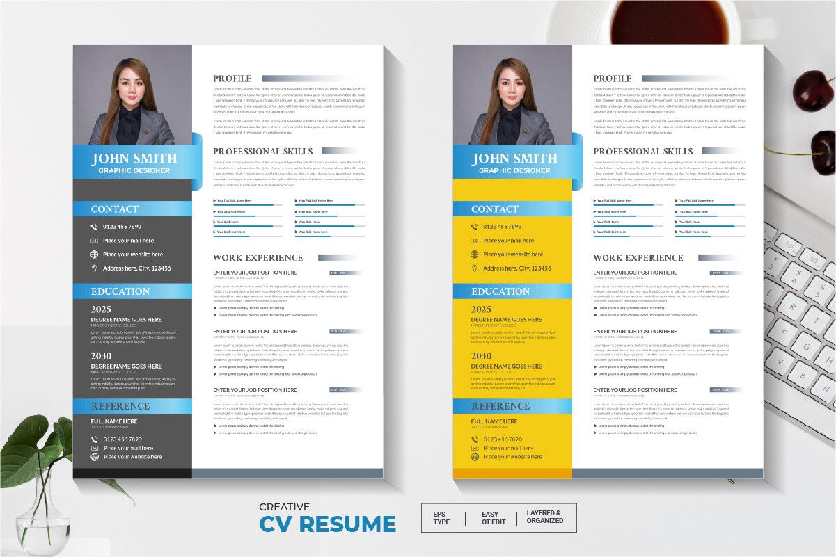 Business CV Resume Template Design