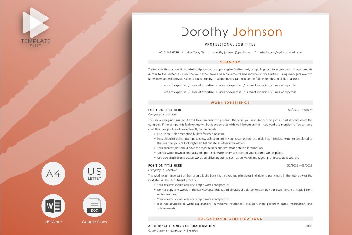 Resume Template